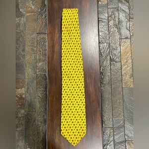 Cacties Western Yellow Silk Tie